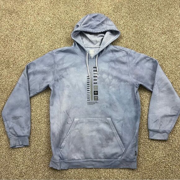 Adidas Skateboarding Tie Dye Hooded Sweatshirt Men's M - Picture 1 of 5